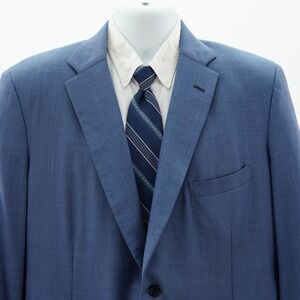 Tom James Executive Collection‎ Bespoke Wool Sharkskin Blazer 42R